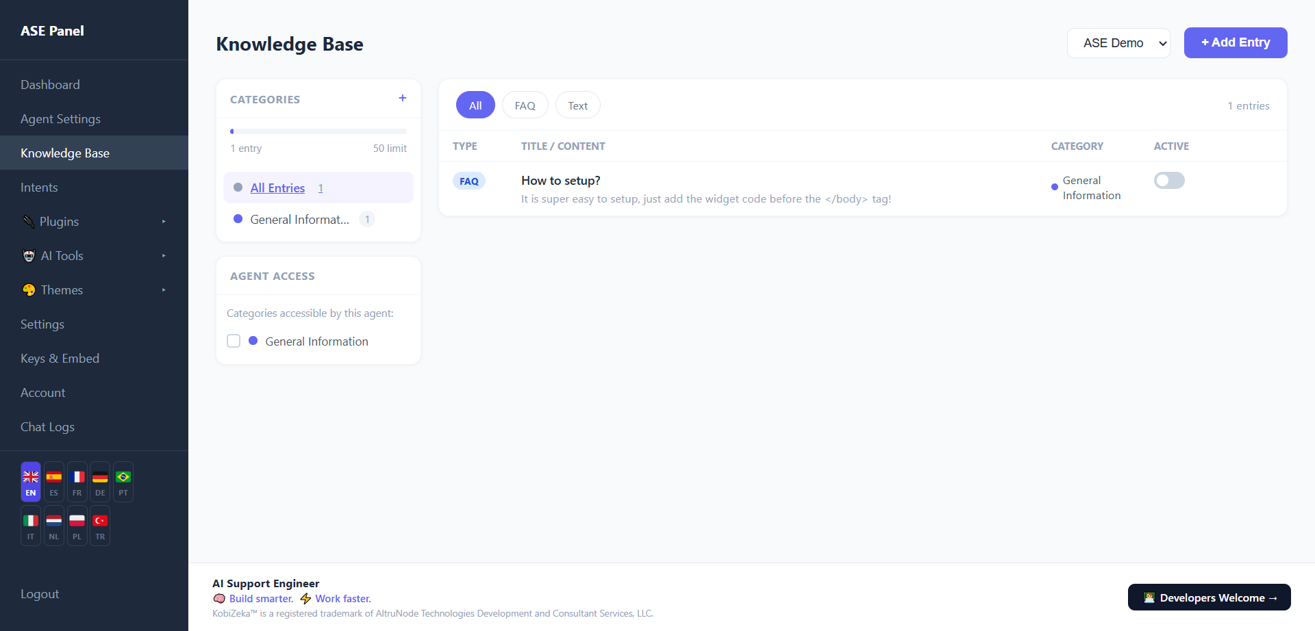 Knowledge base