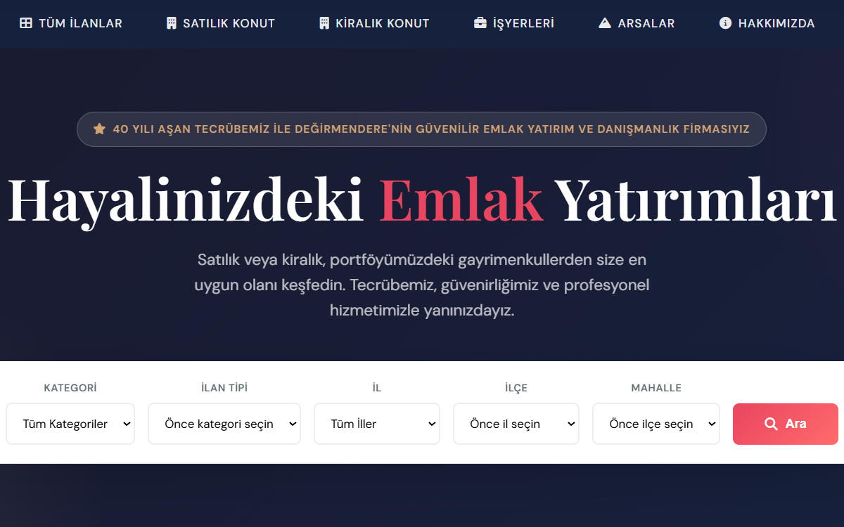 Değirmendere Yavuz Emlak
